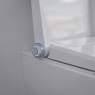 BERNSTEIN Basic 1104 (spoelrandloos douchetoilet, wandhangend) – Detailfoto