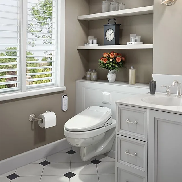 Brondell Swash 1400EU (losse douchewc-bril) – In de badkamer (3)