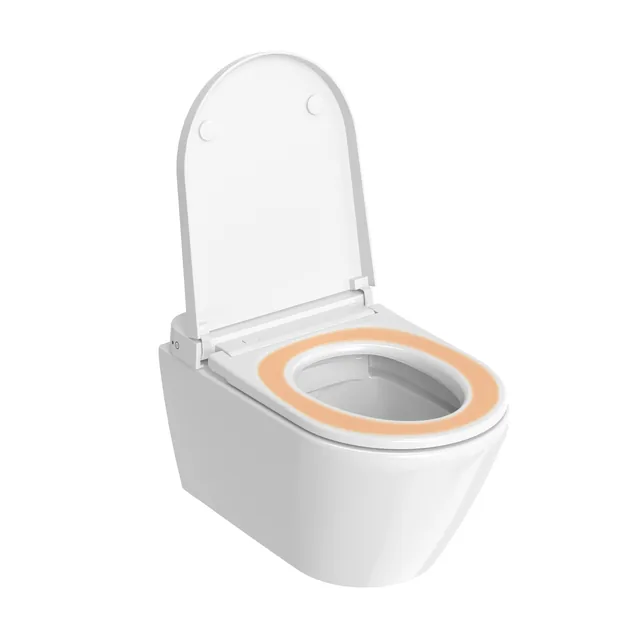 Duravit SensoWash D-Neo Compact (compleet douchetoilet) – Deksel open