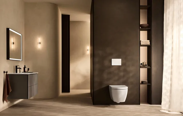 Duravit SensoWash Starck f Compact Pro (compleet douchetoilet) – In de badkamer (2)