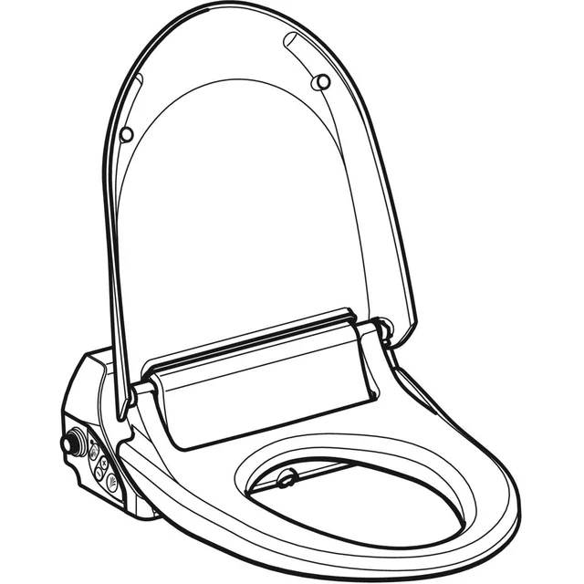 Geberit AquaClean 4000 (losse wc-zitting) – Maattekening (1)