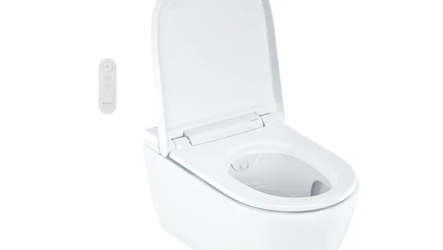Geberit AquaClean Alba (compleet toiletsysteem) – Deksel open