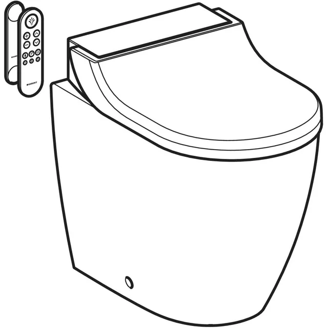 Geberit AquaClean Tuma Comfort vloerstaand (compleet) – Maattekening (1)