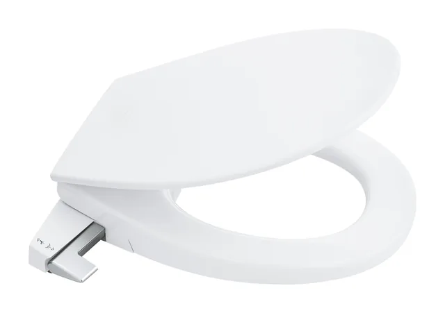 GROHE Bau Ceramic stroomloze bidetbril – Deksel open (1)