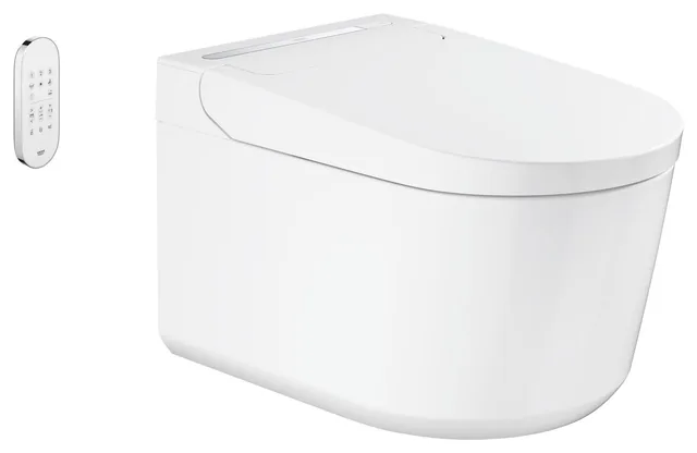 GROHE Sensia Pro douche-wc (compleet wandhangend douchetoilet) – Deksel dicht (3)