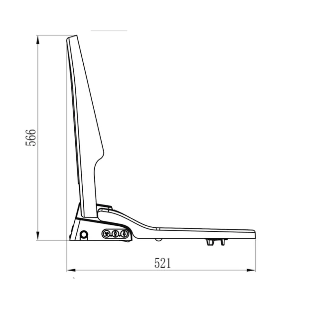 Homecare / HCI E553 Pro (extra stevig, douchewc-bril) – Maattekening (1)