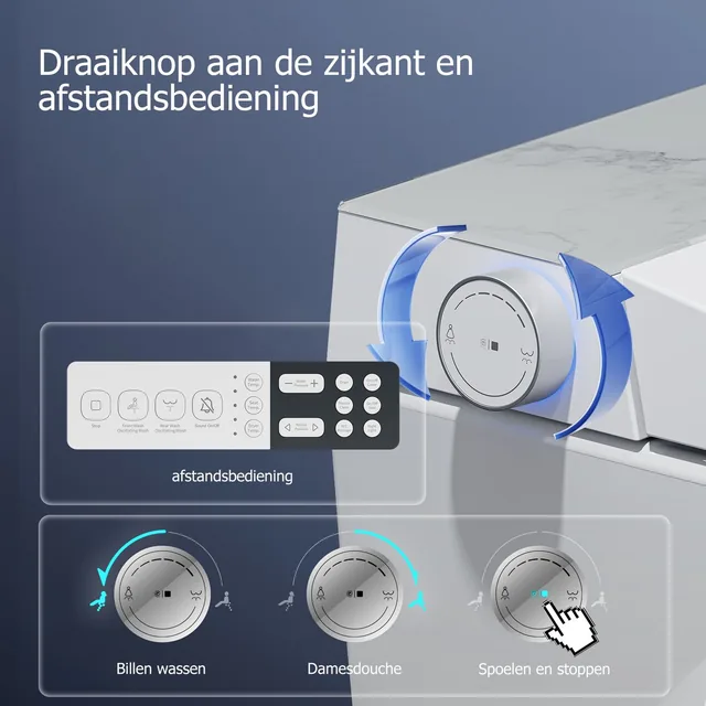 HOROW G06 Comfort Douche-WC (compleet douchetoilet, wandhangend) – Detail (3)