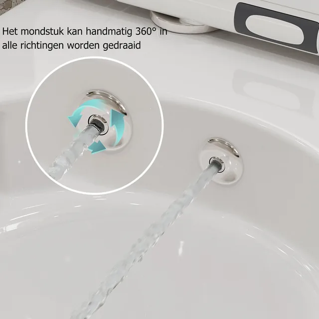 HOROW UF12R taharet-wandtoilet met bidetfunctie (53 x 36 x 35 cm) – Detail (6)