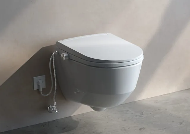 LAUFEN Cleanet SiT (losse douchewc-bril) – In de badkamer (2)