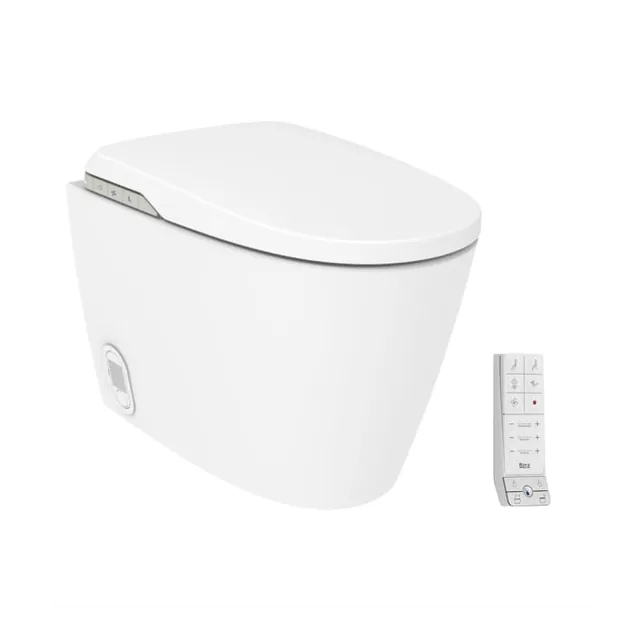 Roca In-Wash Insignia FS (staand douchetoilet) – Deksel dicht (2)