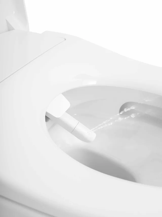 Roca In-Wash Insignia FS (staand douchetoilet) – Deksel open (1)