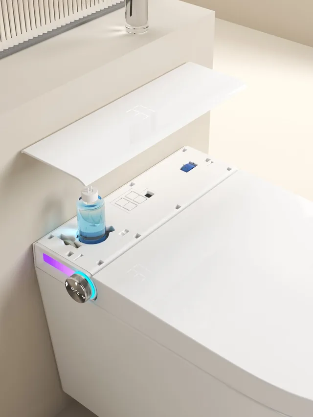 SlimmeWC Hangtoilet Topversie (compleet douchetoilet) – Deksel dicht (3)