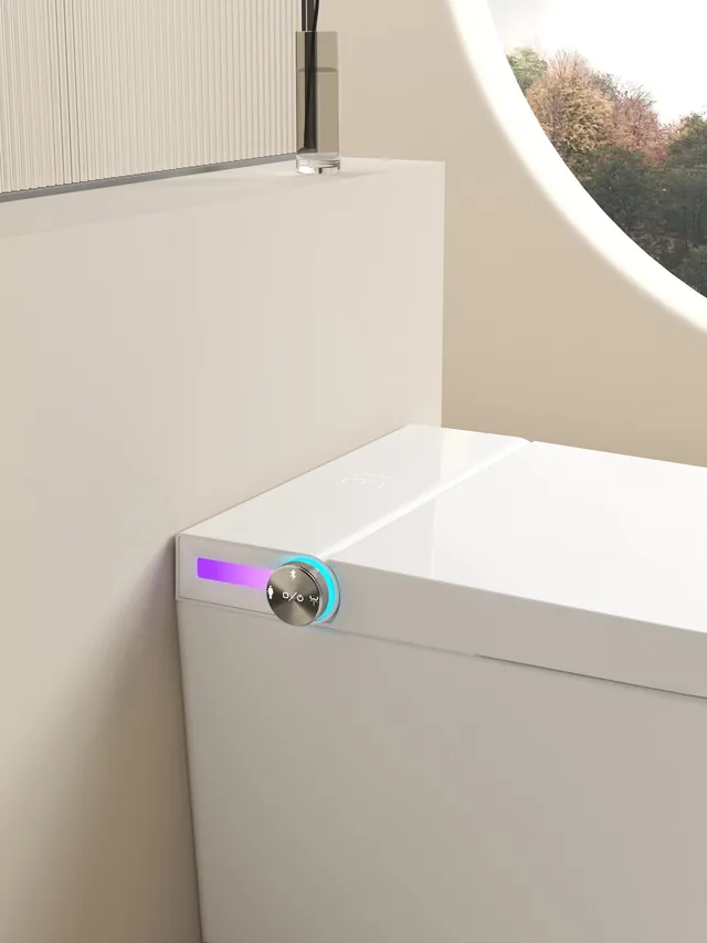 SlimmeWC Hangtoilet Topversie (compleet douchetoilet) – Deksel dicht (1)