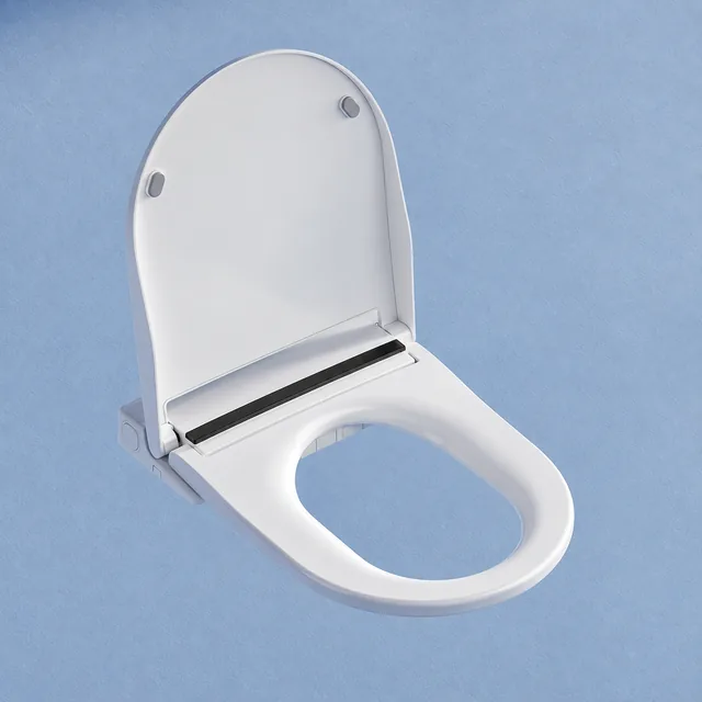SlimmeWC Slimline Plus (douchewc-bril) – Deksel open