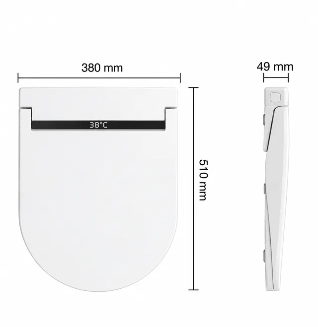 SlimmeWC Slimline Top (douchewc-bril) – Maattekening (2)