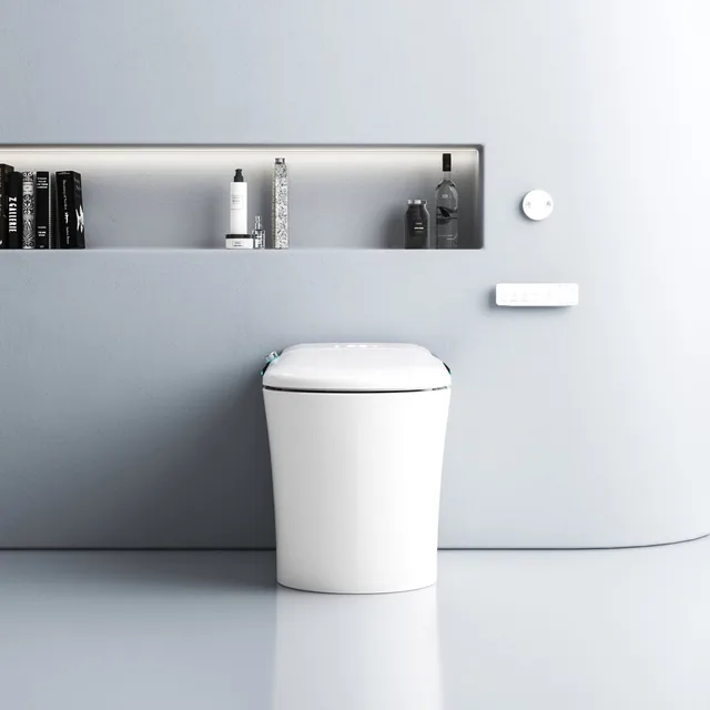SlimmeWC Staand Toilet Topversie (compleet douchetoilet) – In de badkamer (1)