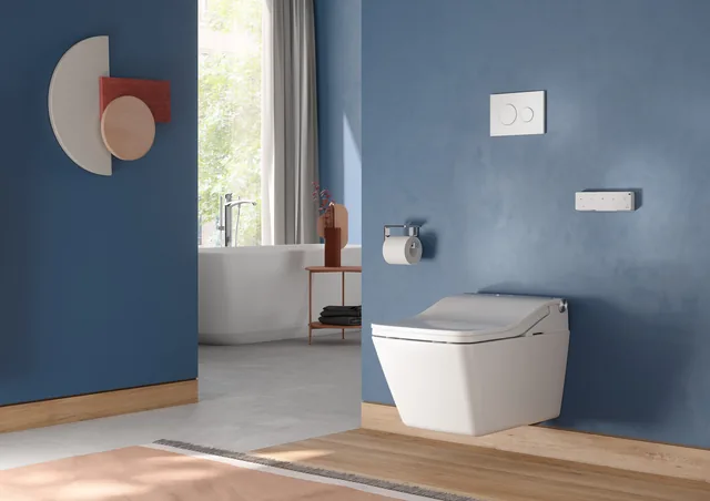 TOTO Washlet SW (losse douchewc-bril) – In de badkamer