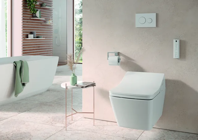 TOTO Washlet SX EWATER+ (TCF896CG) – In de badkamer