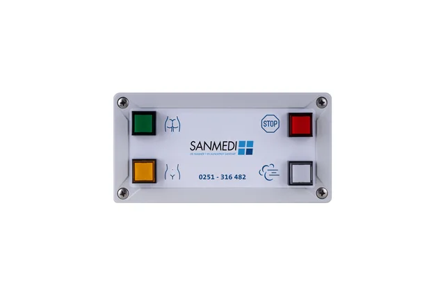 USPA 7100+ (Sanmedi Circumani, zorg-closetzitting met onderdouche) – Afstandsbediening