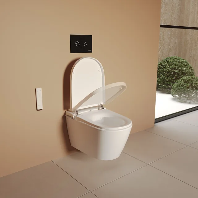 VitrA V-Care 3 Core (compleet douchetoilet) – In de badkamer (2)