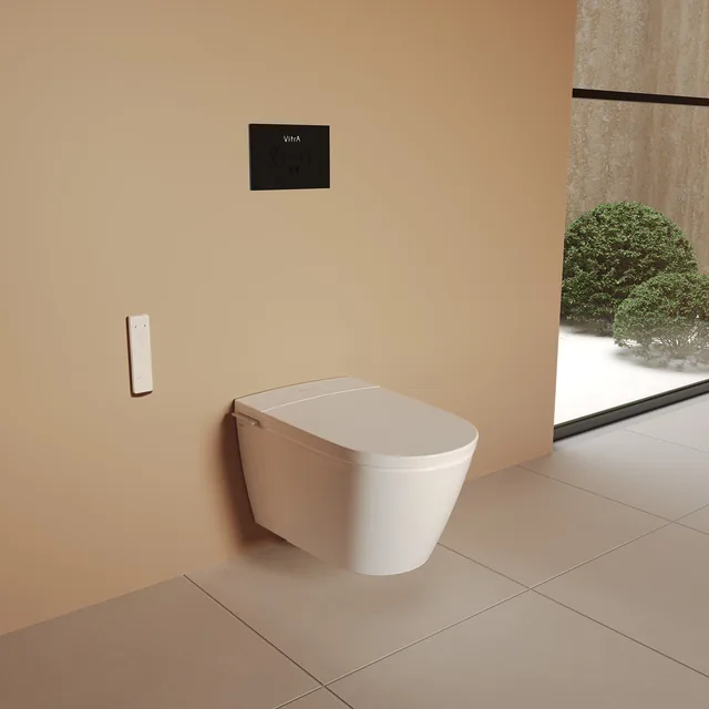 VitrA V-Care 3 Core (compleet douchetoilet) – In de badkamer (1)