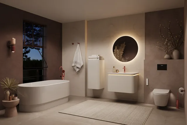 VitrA V-Care 3 Prime (compleet douchetoilet) – In de badkamer (3)